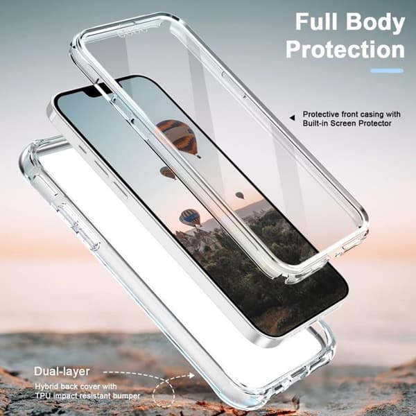 iPhone 14 Pro Skal 360 Marble - Brun