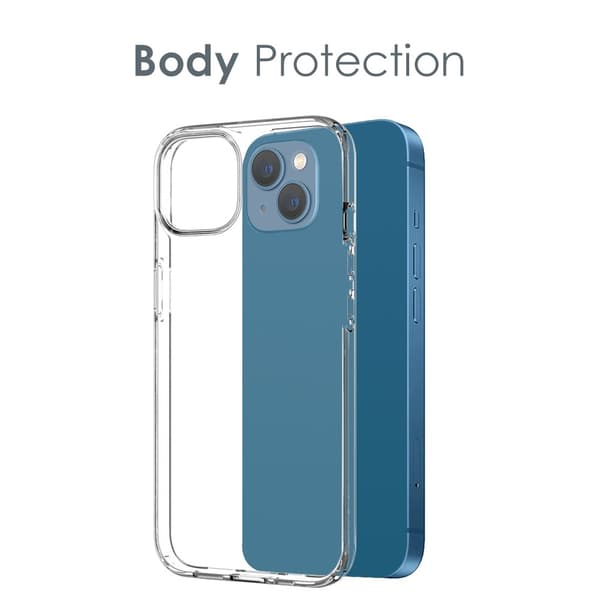 [3-PACK] BOOM iPhone 14 Plus Skal Kameralinsskydd i Härdat glas Clear