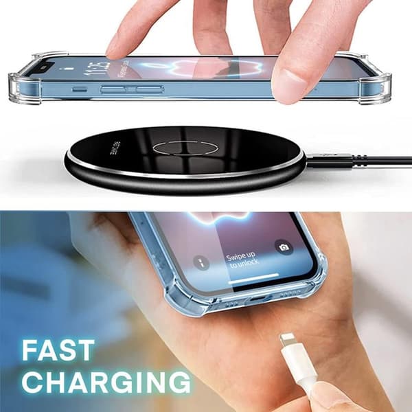Anti-drop TPU iPhone 14 Pro Skal - Transparent