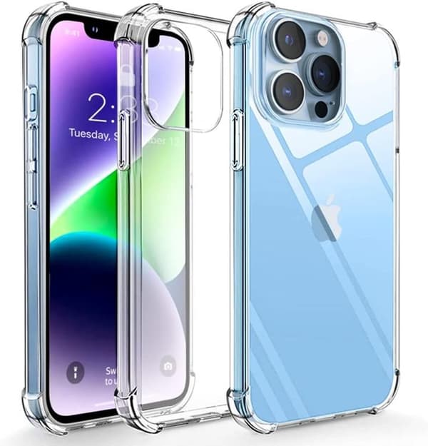Anti-drop TPU iPhone 14 Pro Skal - Transparent