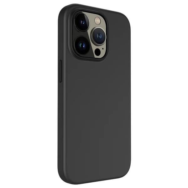 iPhone 14 Pro Skal Liquid Silicone - Svart