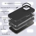 Miniatyrbild 7 av 8: iPhone 14 Pro Skal Liquid Silicone - Svart