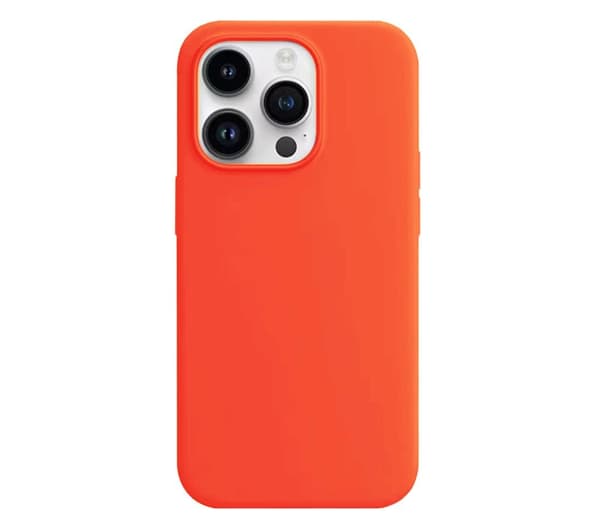 iPhone 14 Pro Max Skal Magsafe Silicone Ultra Slim - Orange