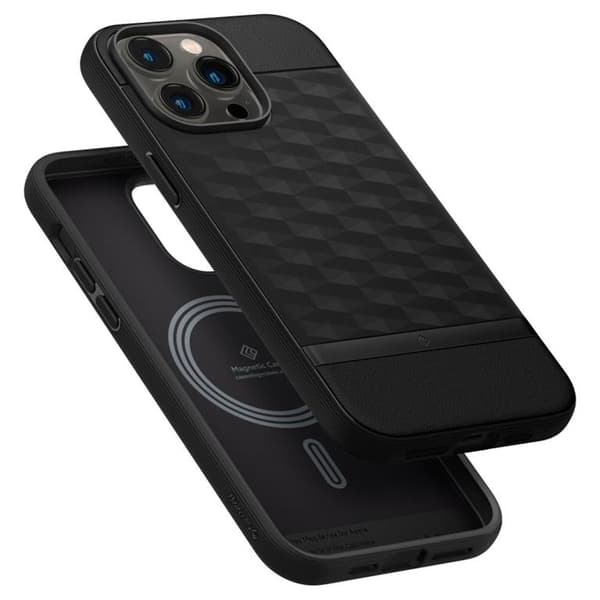 Spigen iPhone 14 Pro Magsafe Skal Caseology Parallax - Matte Svart