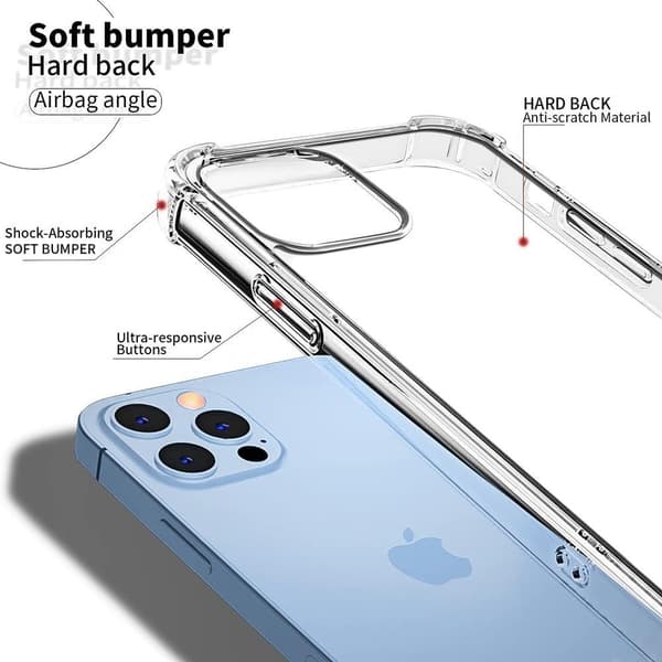 BOOM iPhone 14 Pro Skal ShockProof - Clear