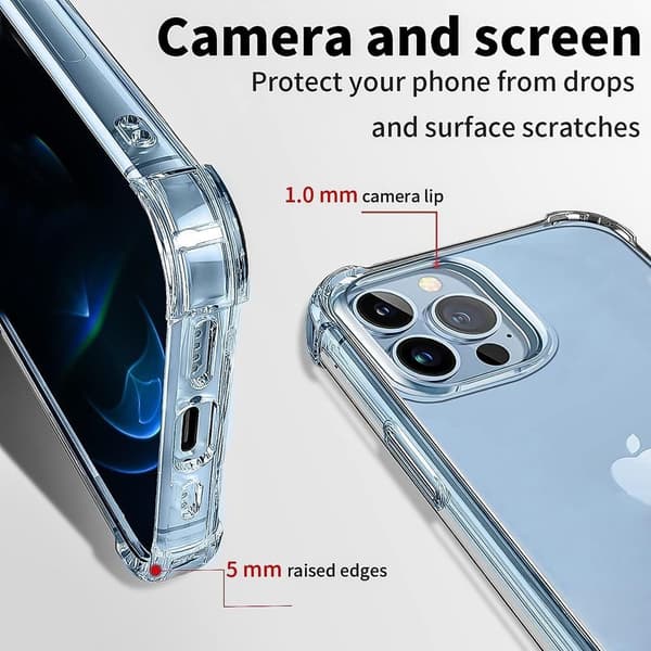 BOOM iPhone 14 Pro Skal ShockProof - Clear