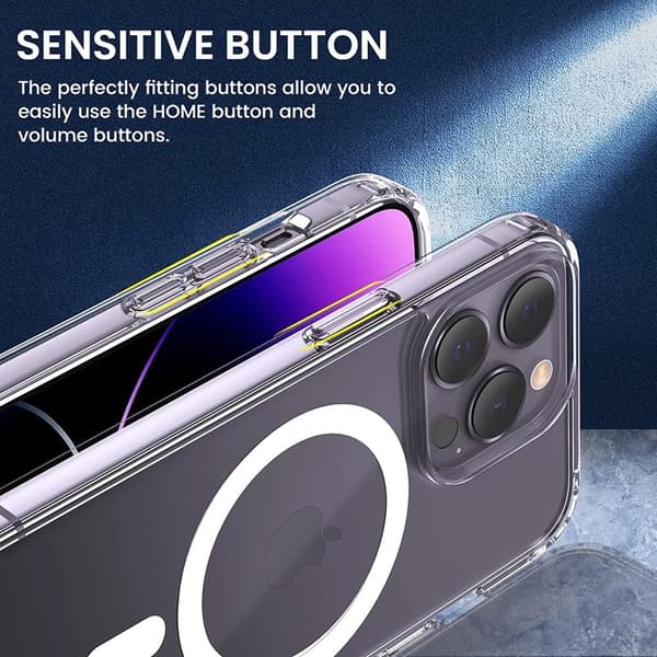 BOOM iPhone 14 Pro Max Skal Magsafe - Transparent