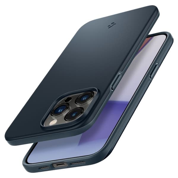 Spigen iPhone 14 Pro Max Skal Thin Fit - Metal Slate