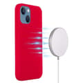 Miniatyrbild 3 av 6: iPhone 14 Skal Magsafe Silicone Ultra Slim - Skrikrosa