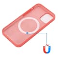 Miniatyrbild 3 av 6: iPhone 14 Pro Max Skal Magsafe Silicone Ultra Slim - Skrikrosa
