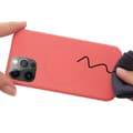 Miniatyrbild 4 av 6: iPhone 14 Pro Max Skal Magsafe Silicone Ultra Slim - Skrikrosa