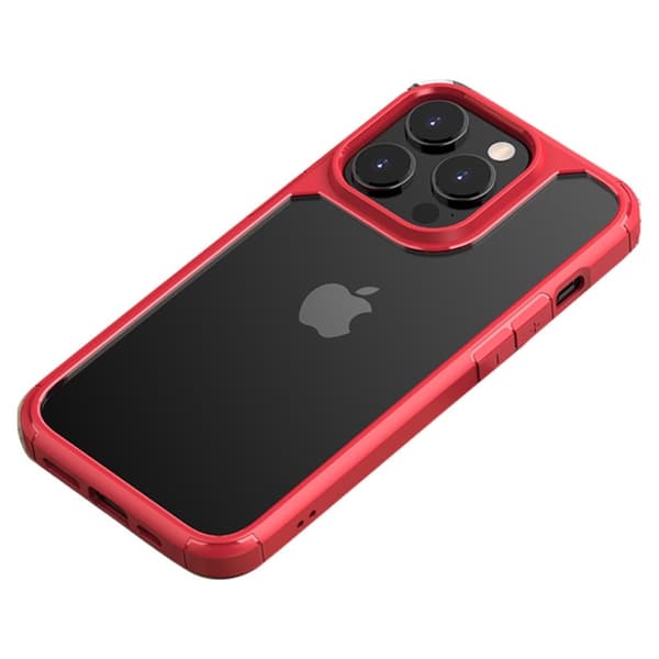 [6in1] BOOM iPhone 14 Pro Skal - Kameralinsskydd - Härdat Glas - MagSafe Ring