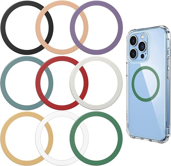 [6in1] BOOM iPhone 14 Pro Skal - Kameralinsskydd - Härdat Glas - MagSafe Ring