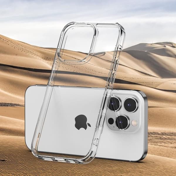 iPhone 14 Pro Max Skal Acrylic TPU - Lila