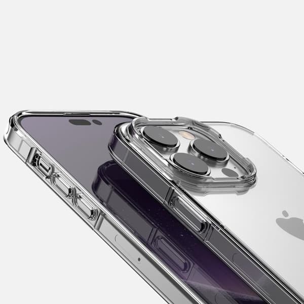 iPhone 14 Pro Max Skal Acrylic TPU - Lila