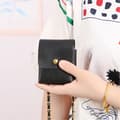 Miniatyrbild 3 av 10: Galaxy Z Flip 4/Z Flip 3 Halsbandsfodral Crossbody - Svart