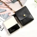 Miniatyrbild 5 av 10: Galaxy Z Flip 4/Z Flip 3 Halsbandsfodral Crossbody - Svart