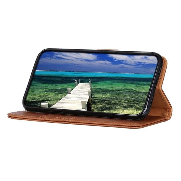 KHAZNEH Nothing Phone 1 Plånboksfodral Folio Flip - Brun
