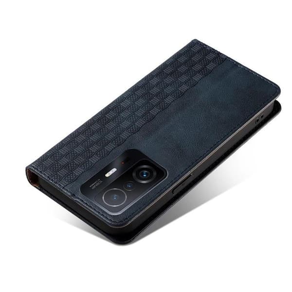 Xiaomi Redmi Note 11 Pro 4G/5G Plånboksfodral Magnet Strap - Blå