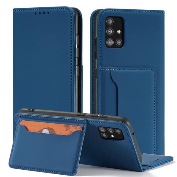 Xiaomi Redmi Note 11 Pro 4G/5G Plånboksfodral Magnet Stand - Blå