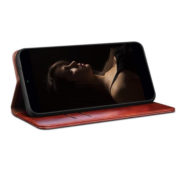 Nothing Phone 1 Plånboksfodral Crazy Horse Flip - Brun