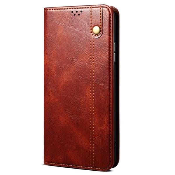 Nothing Phone 1 Plånboksfodral Crazy Horse Flip - Brun