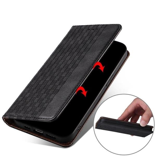 Xiaomi Redmi Note 11 Pro 4G/5G Plånboksfodral Magnet Strap - Svart