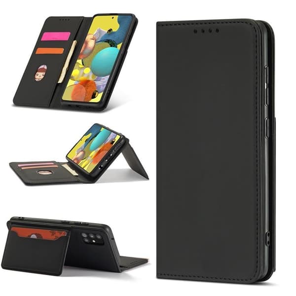Xiaomi Redmi Note 11 Pro 4G/5G Plånboksfodral Magnet Stand - Svart