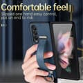 Miniatyrbild 5 av 6: SULADA Galaxy Z Fold 4 Skal Kickstand med Wristband - Orange