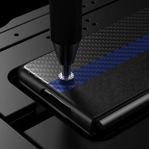 Galaxy Z Fold 4 Skal Carbon Fiber - Rosa