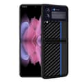 Miniatyrbild 1 av 8: Galaxy Z Flip 4 Skal Carbon PC - Mörkblå
