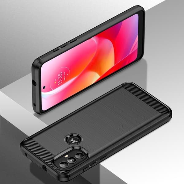 Carbon Flexible Skal Motorola Moto G Power (2022) - Svart