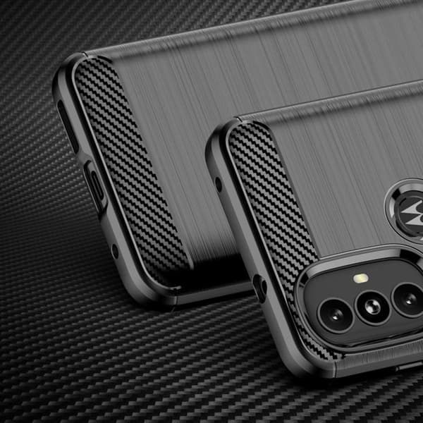 Carbon Flexible Skal Motorola Moto G Power (2022) - Svart