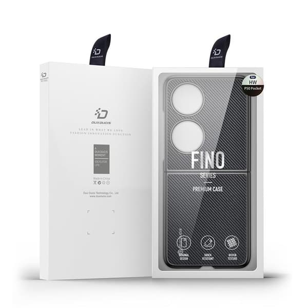 Dux Ducis Huawei P50 Skal Fino Nylon - Svart