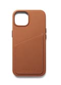 Miniatyrbild 2 av 9: Mujjo iPhone 14 Skal Korthållare Full Läder - Tan