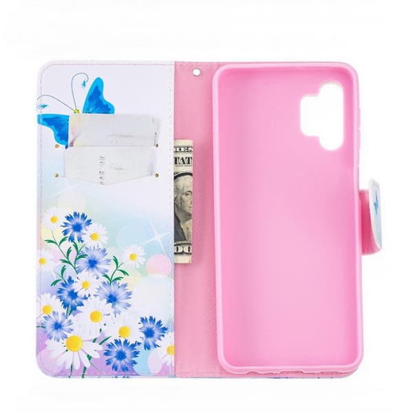 Plånboksfodral Samsung Galaxy A13 (5G) - Fjärilar och Blommor