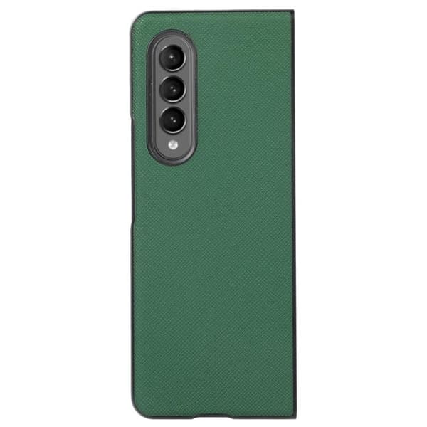 Galaxy Z Flip 4 Skal Cross Texture - Grön