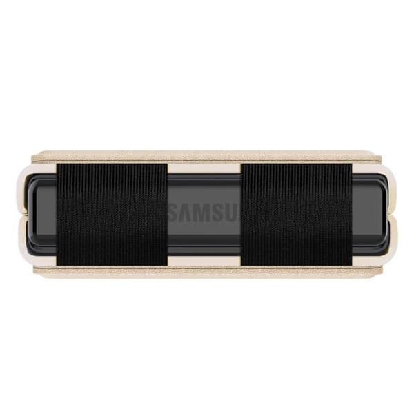 Nillkin Galaxy Z Flip 4 Skal Qin Series - Guld