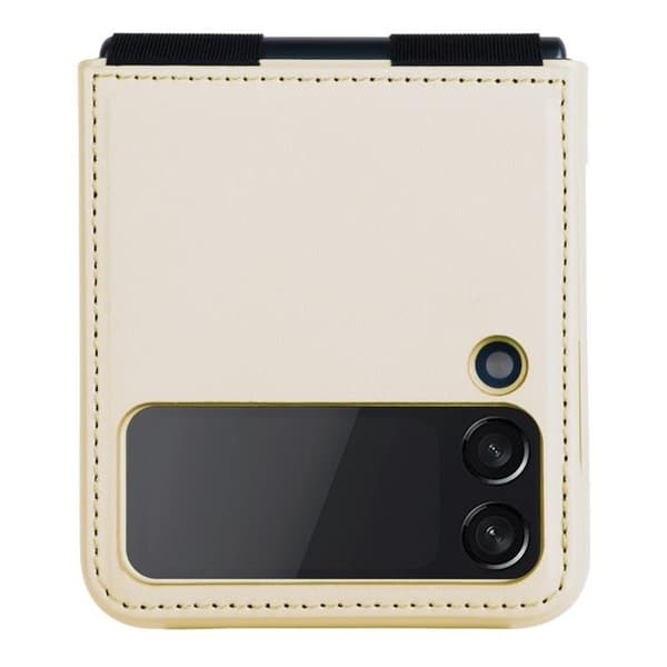 Nillkin Galaxy Z Flip 4 Skal Qin Series - Guld