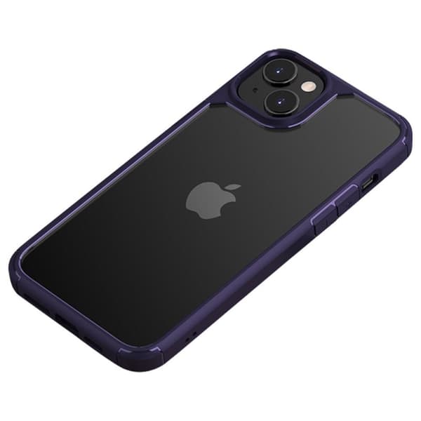 [6in1] BOOM iPhone 14 Skal - Kameralinsskydd - Härdat Glas - MagSafe Ring