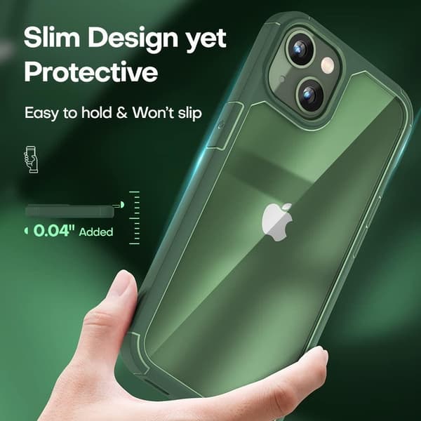 [6in1] BOOM iPhone 14 Plus Skal - Kameralinsskydd - Härdat Glas - MagSafe Ring