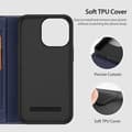 Miniatyrbild 8 av 9: Dux Ducis iPhone 14 Pro Max Plånboksfodral Skin X2 - Blå
