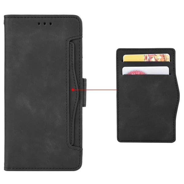 Asus Zenfone 9 Plånboksfodral PU Läder - Svart
