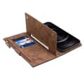 Miniatyrbild 8 av 10: iPhone 14 Pro Plånboksfodral Flap Zipper Strap - Brun
