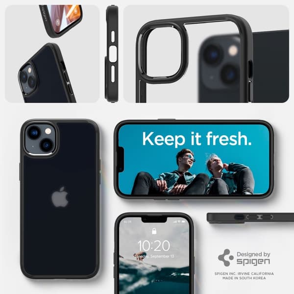 Spigen iPhone 14 Plus Skal Ultra Hybrid - Frost Svart