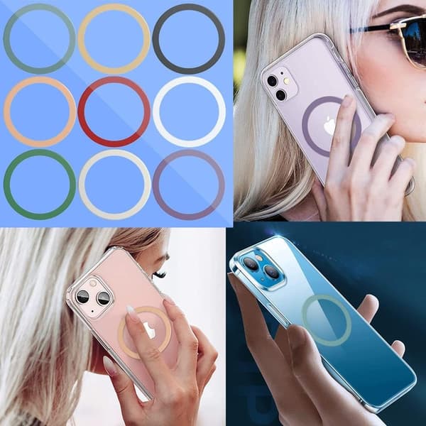 [6in1] Boom iPhone 13 Pro Max Skal, Kameralinsskydd, Härdat Glas, MagSafe Ring