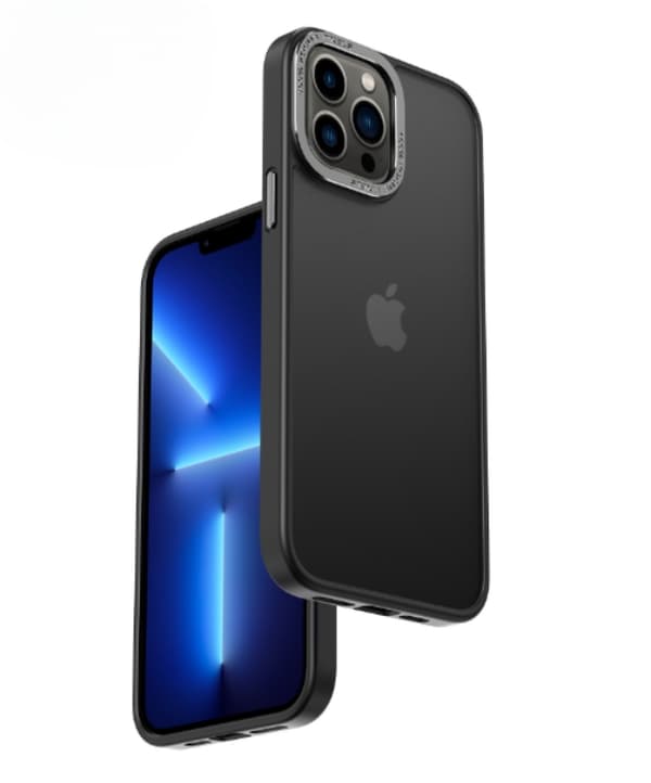 iPhone 14 Pro Max Skal Kameraram i Aluminiumlegering - Svart