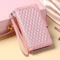 Miniatyrbild 8 av 11: iPhone 14 Pro Max Plånboksfodral Rhombus - Rosa