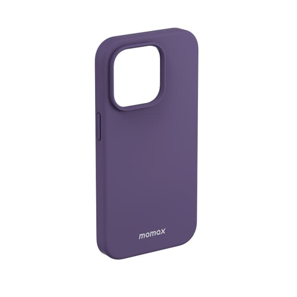 MOMAX iPhone 14 Pro Skal Magsafe Liquid Silicone - Lila