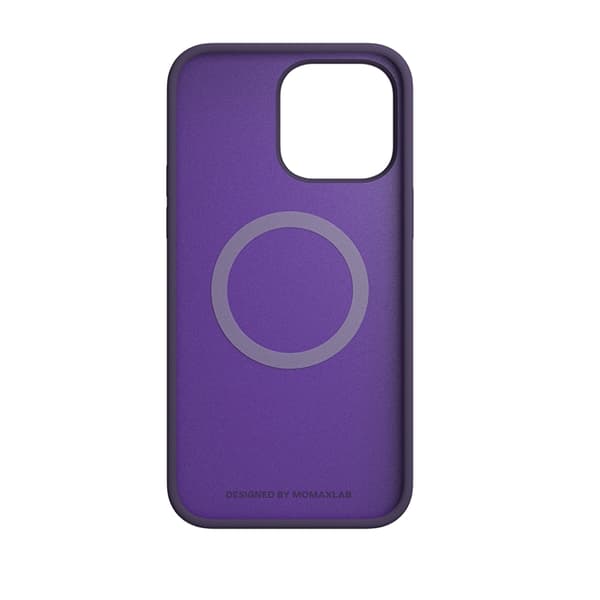 MOMAX iPhone 14 Pro Skal Magsafe Liquid Silicone - Lila